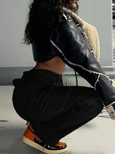 Sisu Couture's Stylish Mid-Rise Baggy Cargo Denim Pants - image 14