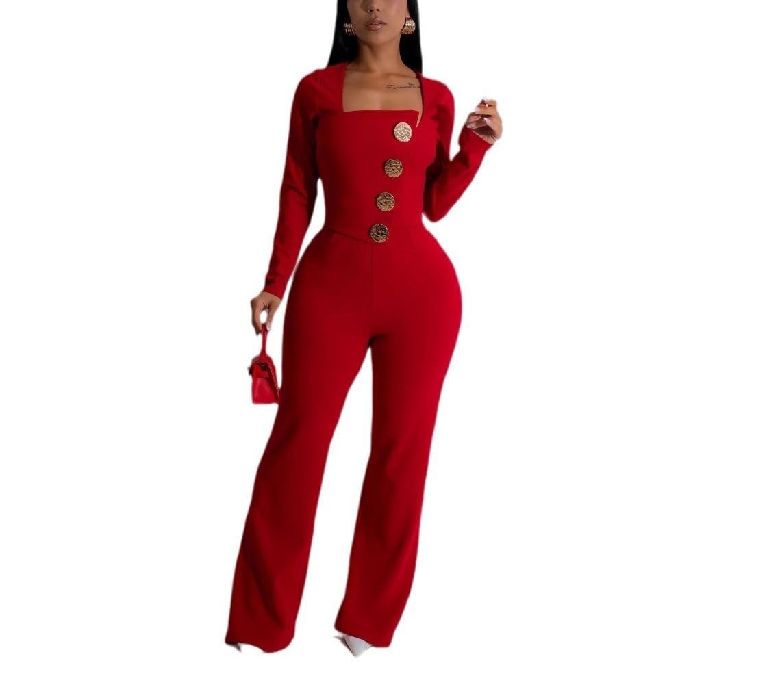 Sisu Couture's Elegant Jumpsuit Dressy Sexy Plus Size Wide Leg Pant - image 24