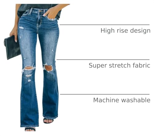 Sisu Couture's Chic High-Waisted Flare Bell Bottom Jeans - image 6