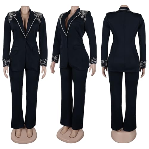 Sisu Couture's Elegant Pearl-Embellished Blazer Set - image 7