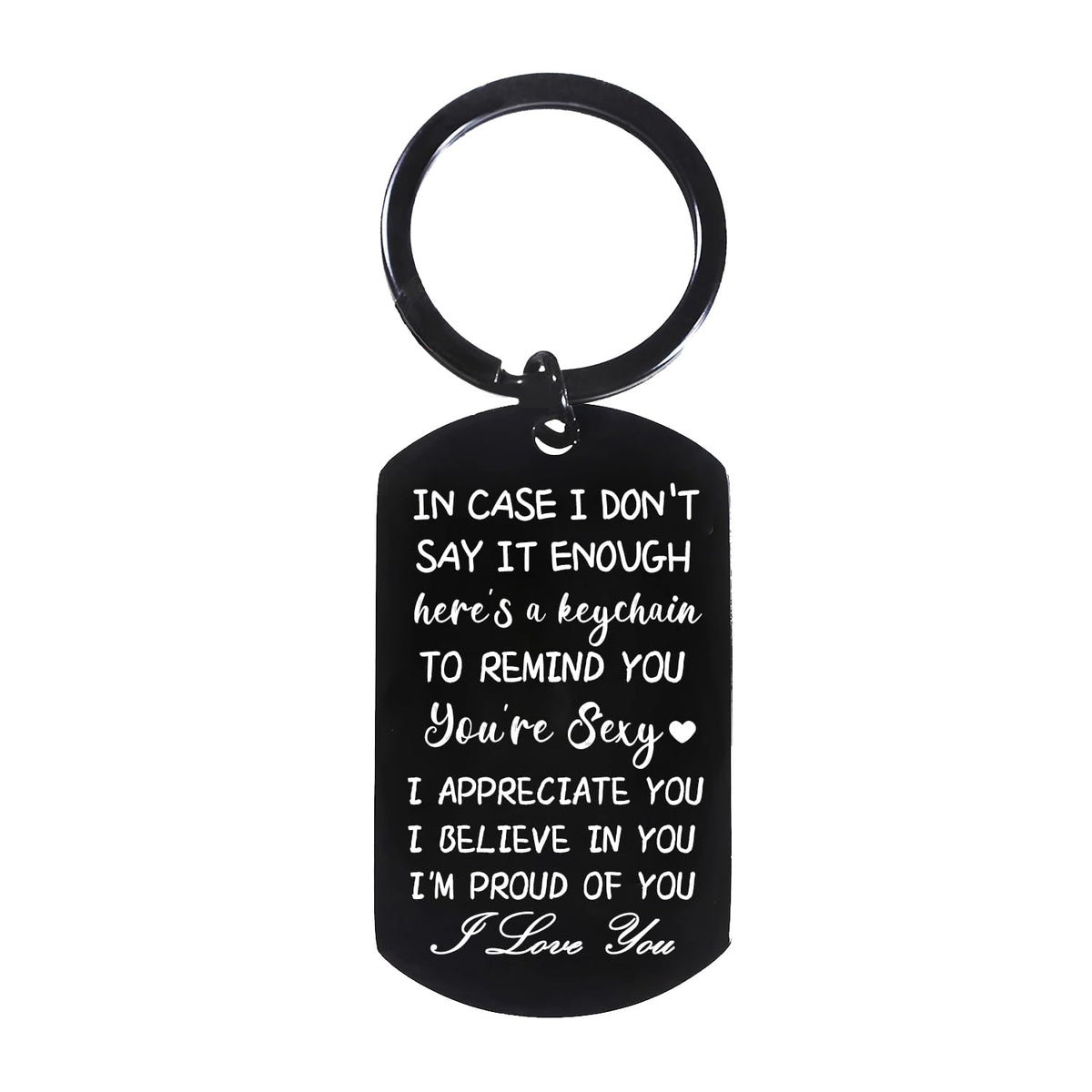 Sisu Couture's Waeceip Anniversary Keychain I Love You Gifts For Him - image 1