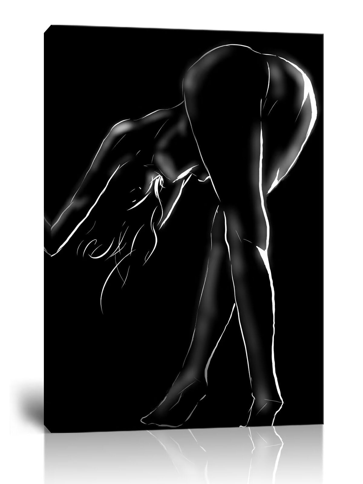 Sisu Couture's Woman And Man Wall Art Black And White Bedroom - image 21