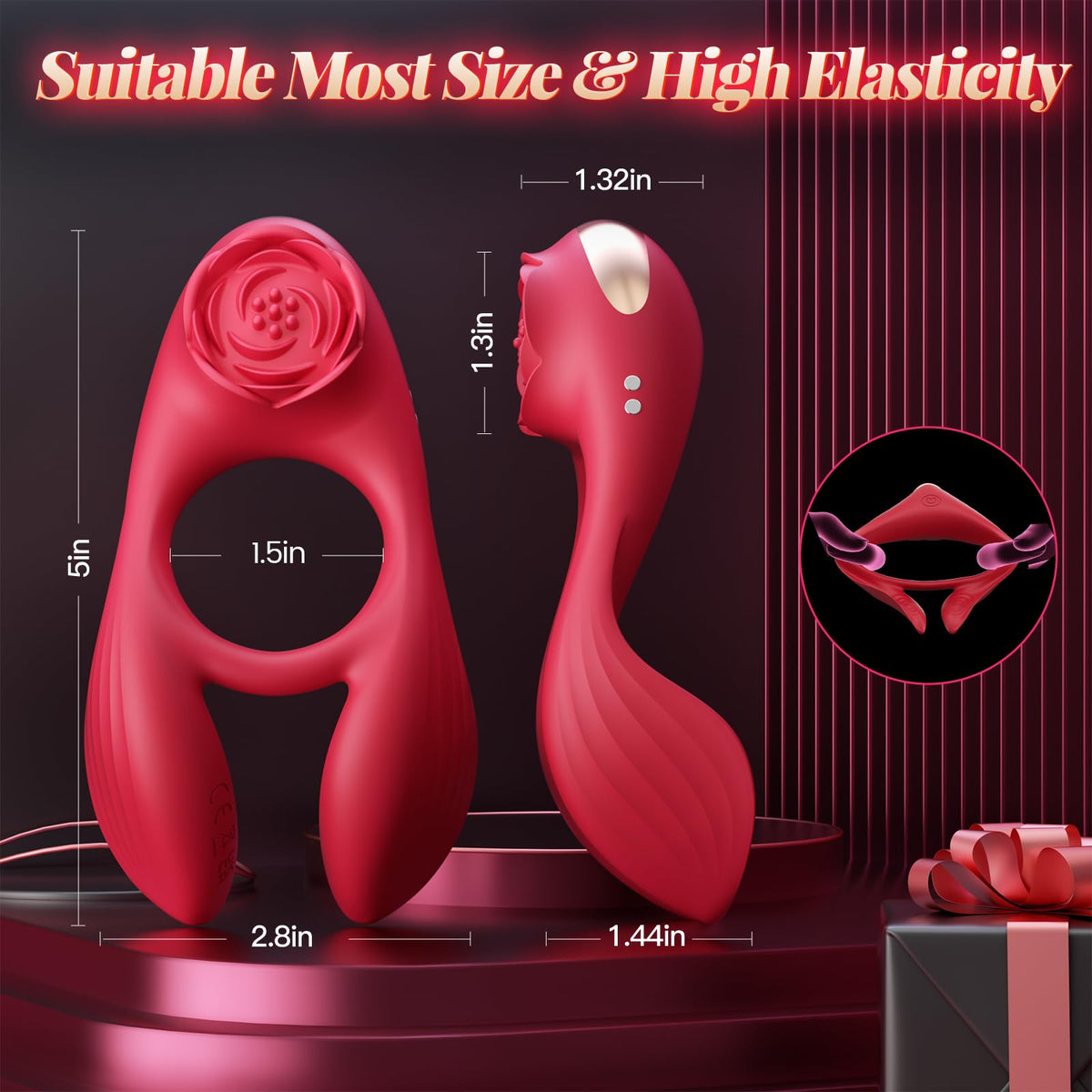 Sisu Couture's Vibrating Cock Ring Couples Game Sex Toys For Men - image 16