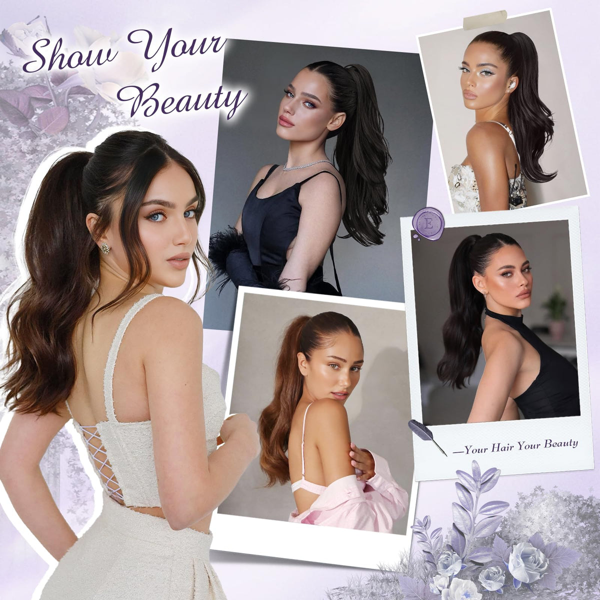 Sisu Couture's Feshfen Drawstring Ponytail Extension - image 18