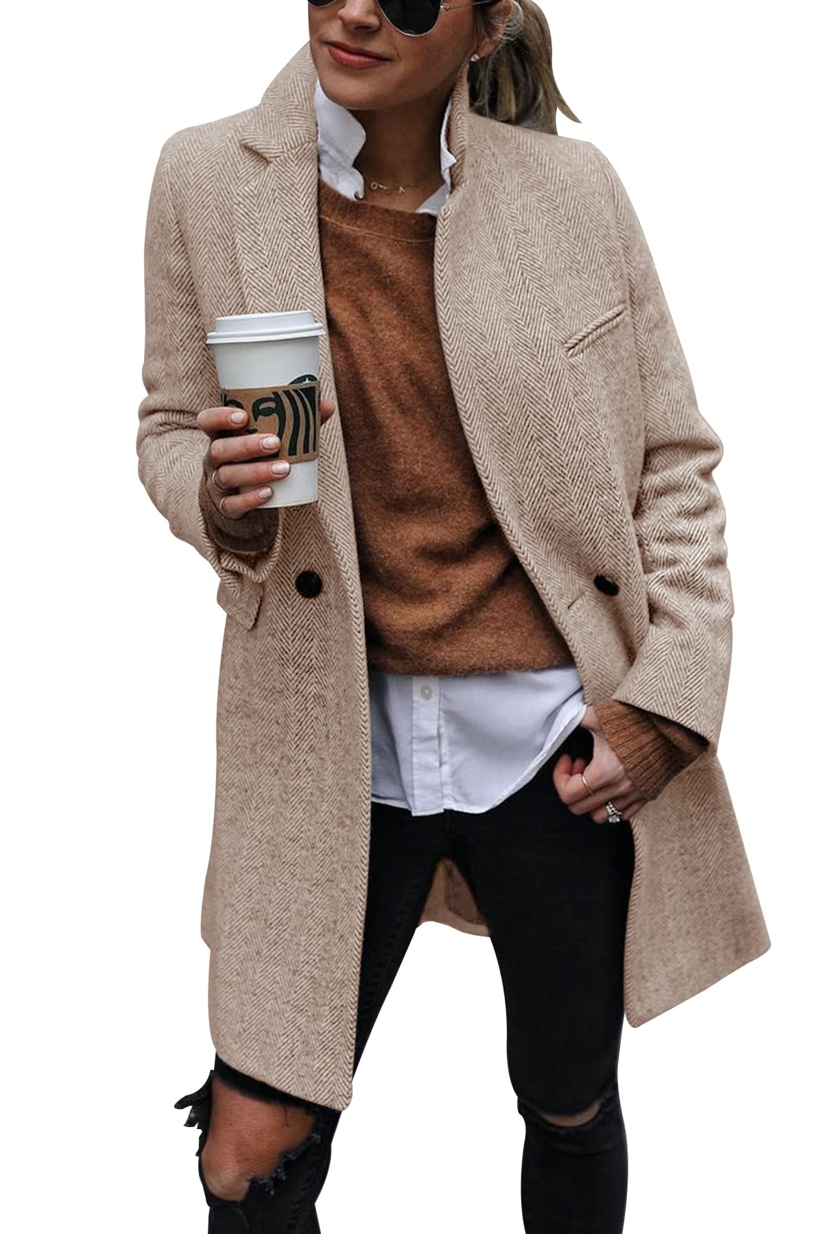 Sisu Couture's Elegant Double-Breasted Trench Coat - image 1