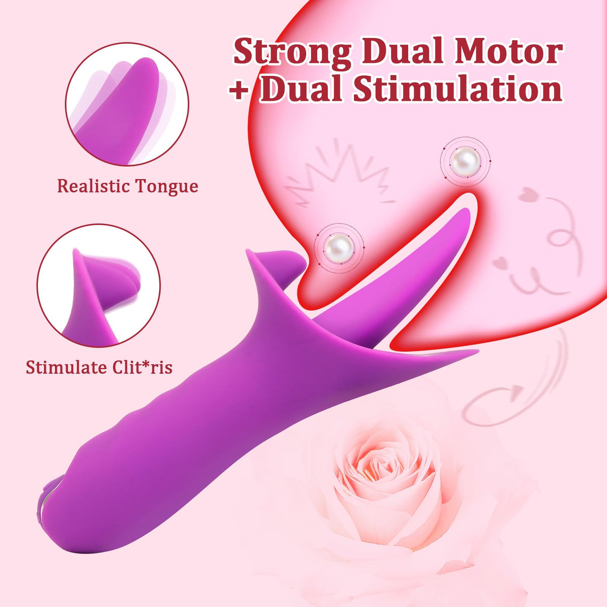 Sisu Couture's Sex Toys Tongue Clitoris Licking Vibrator For G - image 15