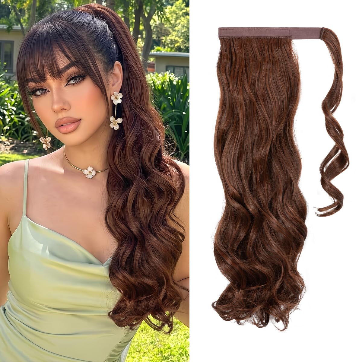 Sisu Couture's Cjl Hair 18" Long Ponytail Hair Extension Wrap Around - image 24