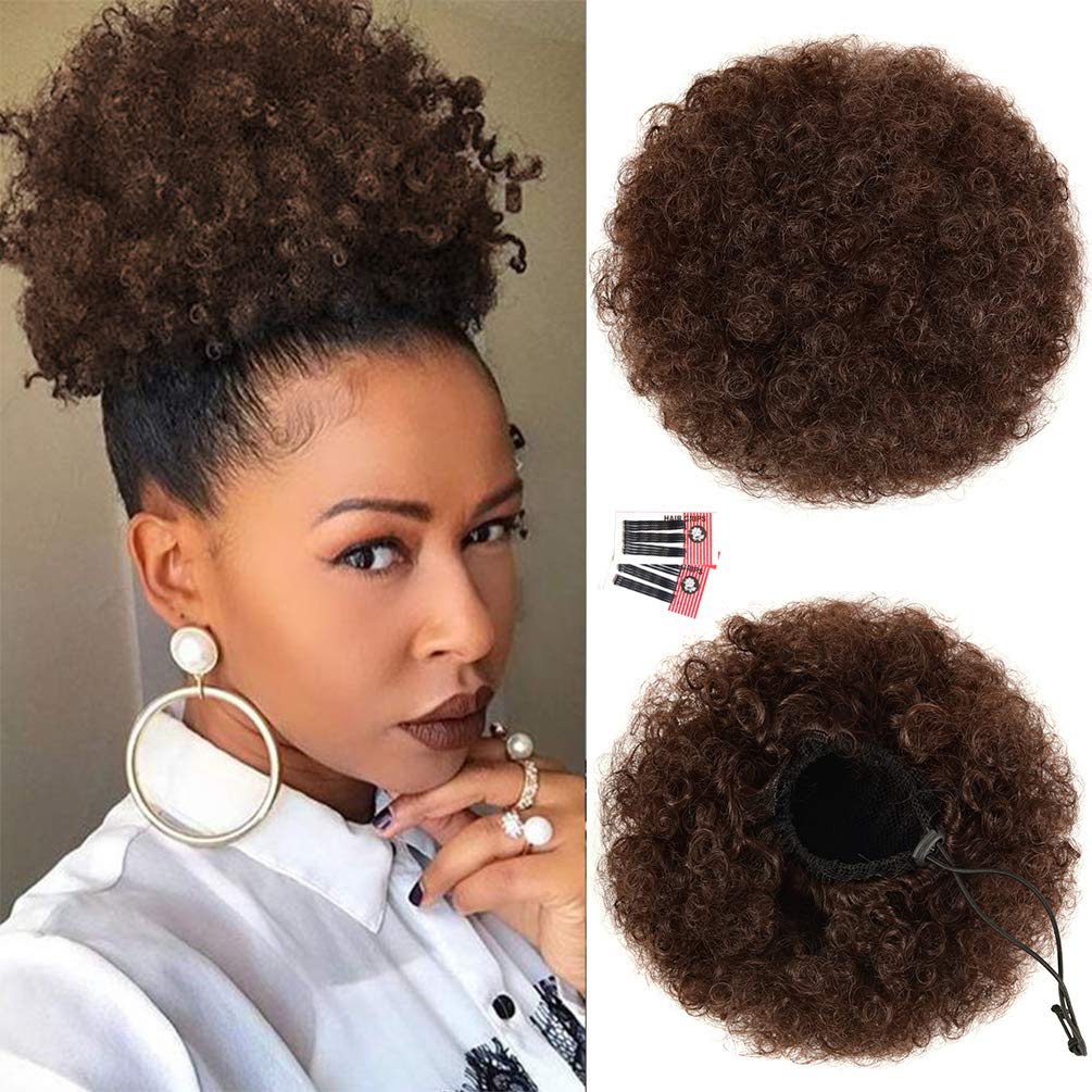 Sisu Couture's Rosmile Afro Puff Drawstring Ponytail Extension For Black - image 20