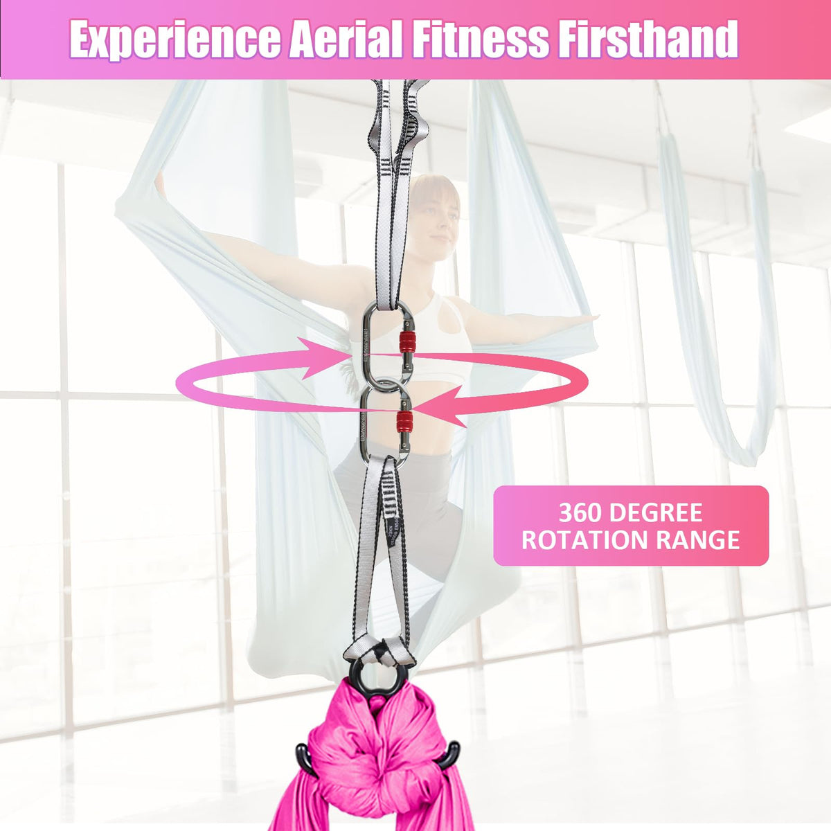 Sisu Couture's Aerial Silks Kit & Aerial Yoga Hammock - image 17
