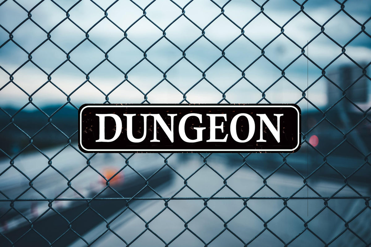 Sisu Couture's Dungeon Sign Street Sign Rustic Sign For Door Name - image 12
