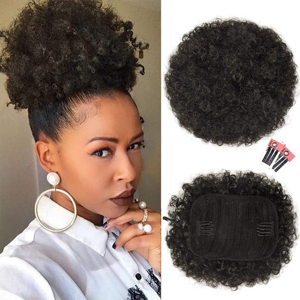Sisu Couture's Rosmile Afro Puff Drawstring Ponytail Extension For Black - image 23