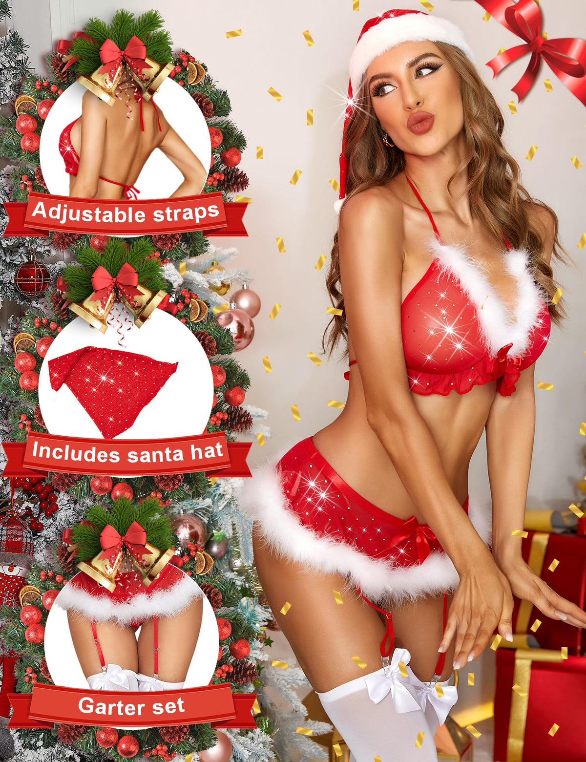 Sisu Couture's Rslove Christmas Lingerie Set - image 8