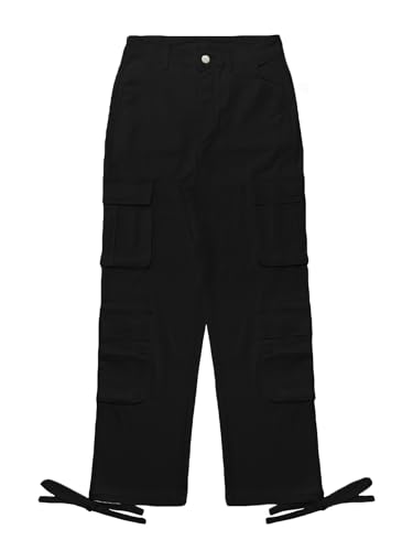 Sisu Couture's Stylish Mid-Rise Baggy Cargo Denim Pants - image 7