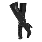 Sisu Couture's Stylish Chunky Heel Thigh High Boots - image 12