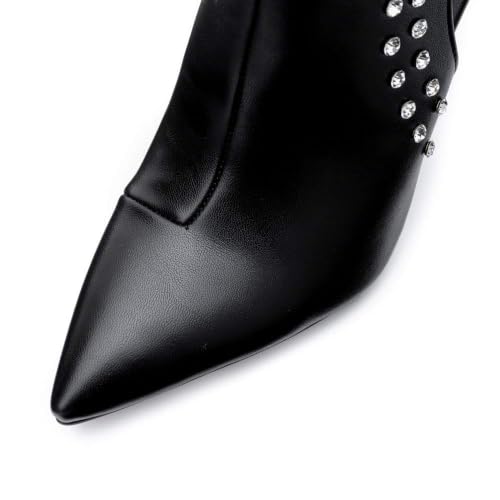 Sisu Couture's Elegant Rhinestone-Embellished Stiletto Booties - image 13