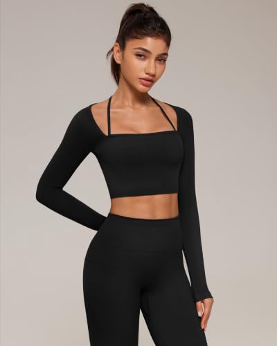 Sisu Couture's Chic Square Neck Workout Set with Scrunch Leggings - image 5