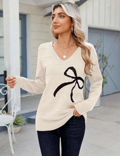 Sisu Couture's Chic Lightweight V-Neck Pullover Sweater - image 6
