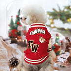 Sisu Couture's Adorable Red Knitted Puppy Sweater - image 7
