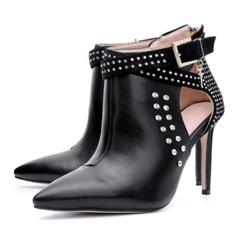 Sisu Couture's Elegant Rhinestone-Embellished Stiletto Booties - image 8