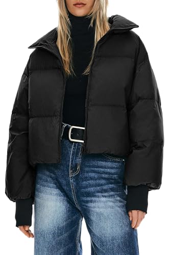 Sisu Couture's Cozy Cropped Down Puffer Jacket - image 1