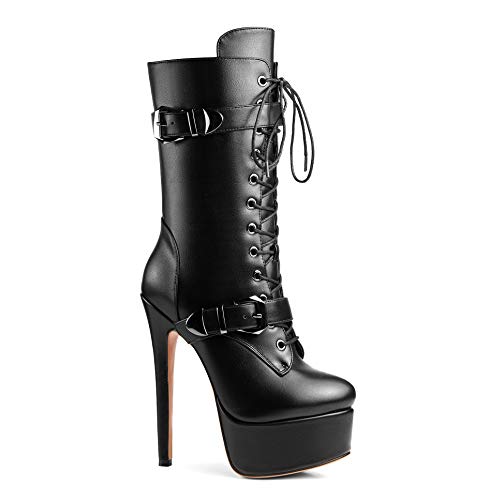 Sisu Couture's Stunning Lace-Up Stiletto Boots - image 10