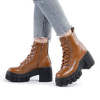 Sisu Couture's Chic High Heel Chunky Combat Booties - image 7