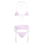 Sisu Couture's Abafip Cute Kawaii Striped Bikini Lingerie Set Micro Tiny - image 19