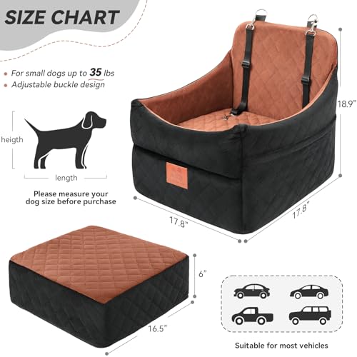 Sisu Couture's Plush Elevated Dog Car Booster Seat - image 5