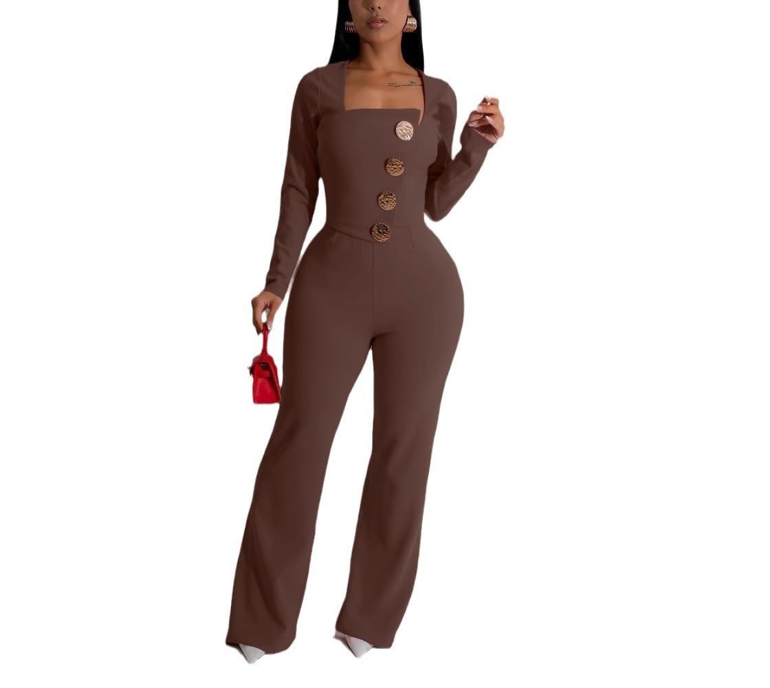 Sisu Couture's Elegant Jumpsuit Dressy Sexy Plus Size Wide Leg Pant - image 9