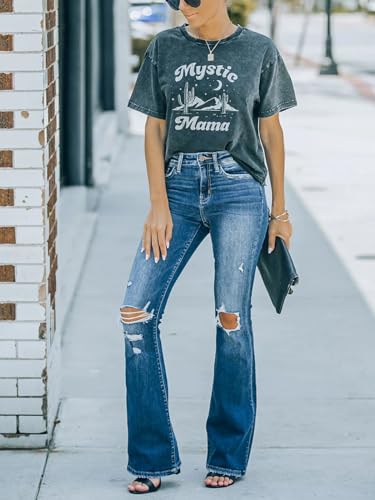 Sisu Couture's Chic High-Waisted Flare Bell Bottom Jeans - image 14