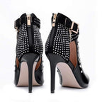 Sisu Couture's Elegant Rhinestone-Embellished Stiletto Booties - image 5