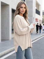 Sisu Couture's Trendy Batwing Sleeve Oversized Pullover Sweater - image 6