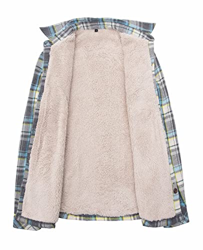 Sisu Couture's Cozy Sherpa-Lined Flannel Shacket with Pockets - image 10