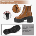 Sisu Couture's Chic High Heel Chunky Combat Booties - image 13