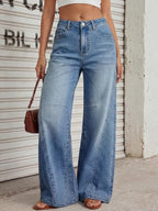 Sisu Couture's High Waisted Wide Leg Jeans Barrel Baggy Pants - image 4