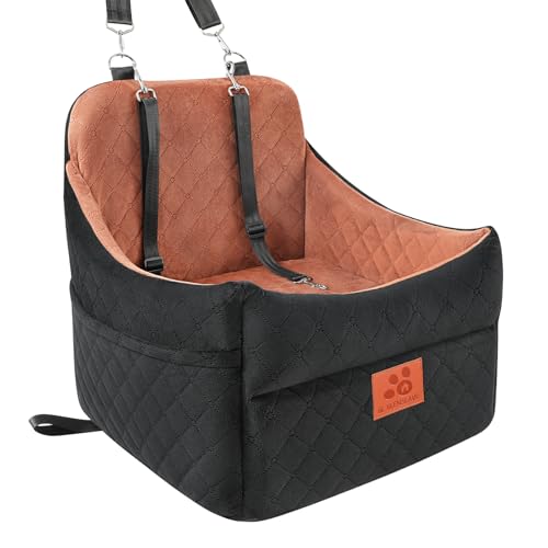 Sisu Couture's Plush Elevated Dog Car Booster Seat - image 2