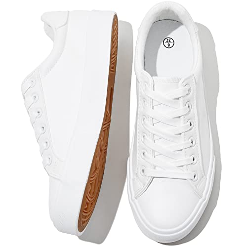 Sisu Couture's White Tennis Shoes Pu Leather Sneakers - image 2