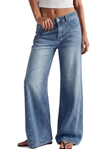 Sisu Couture's High Waisted Wide Leg Jeans Barrel Baggy Pants - image 3