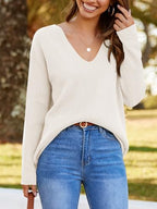 Sisu Couture's Chic Oversized Deep V-Neck Sweater - image 6
