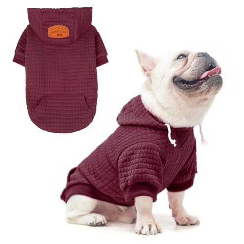 Sisu Couture's Cozy Waffle-Like Dog Hoodie with Pocket - image 1