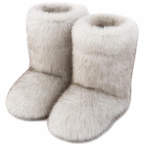 Sisu Couture's Cozy & Chic Faux Fur Mid-Calf Boots - image 1