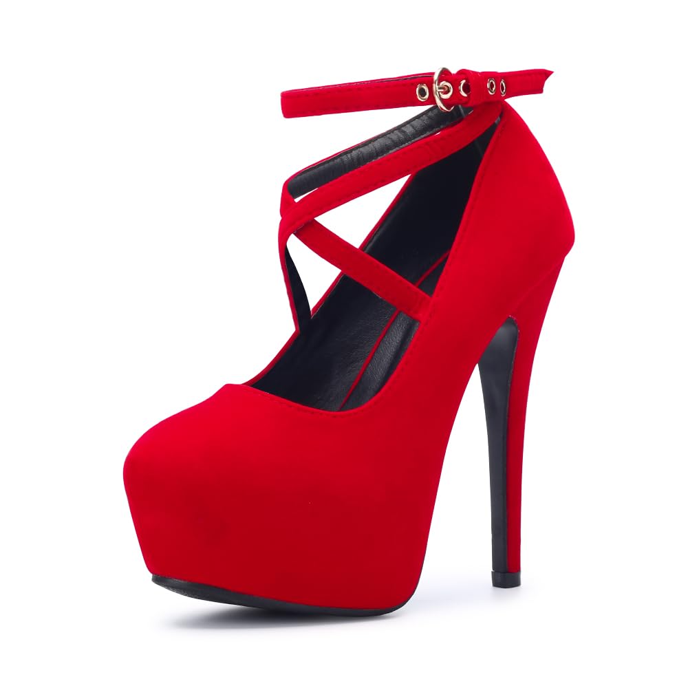 Sisu Couture's Ochenta Ankle Strap Platform Pumps - image 1