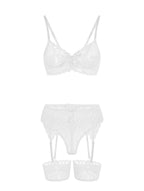 Sisu Couture's Lilosy Sexy Lingerie Outfit Set 3 Piece With Garter - image 15
