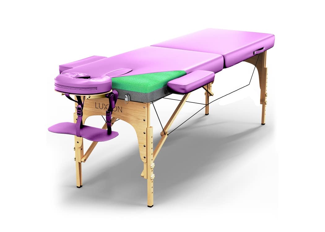 Sisu Couture's Premium Foam Massage Table Portable Foldable Massage Bed Height - image 22