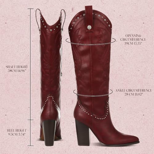 Sisu Couture's Chic Knee-High Embroidered Cowboy Boots - image 14