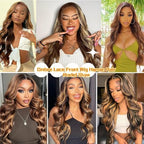 Sisu Couture's Gorgeous Honey Blonde Ombre Body Wave Wig - image 13