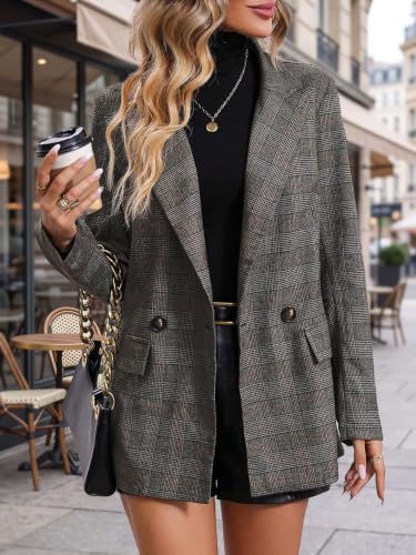 Sisu Couture's Chic Plaid Houndstooth Blazer - image 10