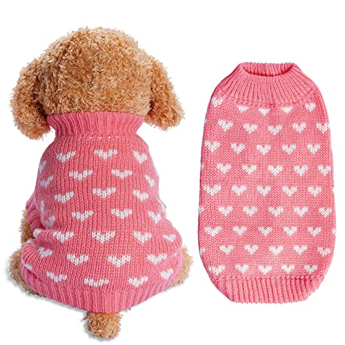 Sisu Couture's Adorable Heart Pattern Dog Sweater - image 1