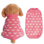 Sisu Couture's Adorable Heart Pattern Dog Sweater - image 1