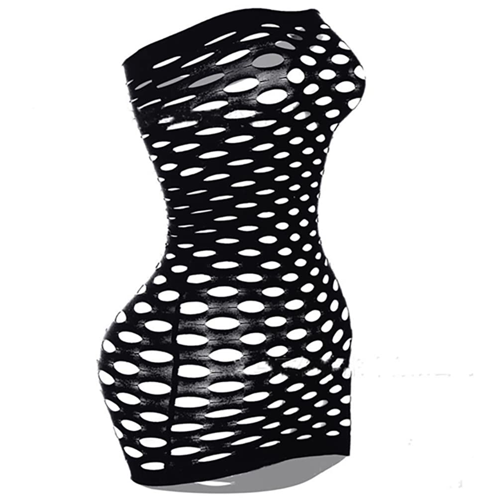 Sisu Couture's Fishnet Bodysuit Sexy Mesh Lingerie Chemise Nightwear - image 1